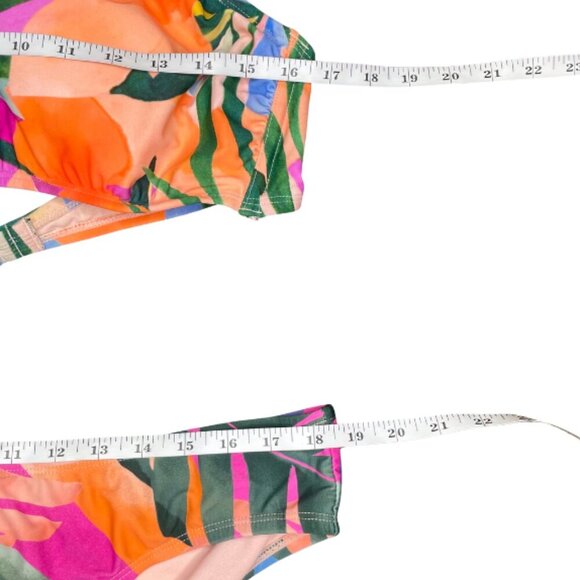 Palisades Beach Club Women's Tropical Floral Swimsuit Bikini Plus Size XL Sexy - Picture 7 of 10